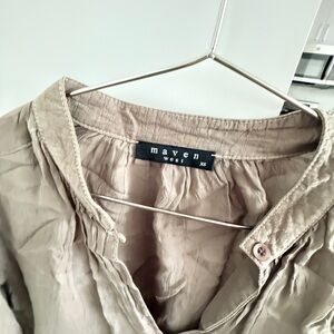 Maven West Tan Blouse
